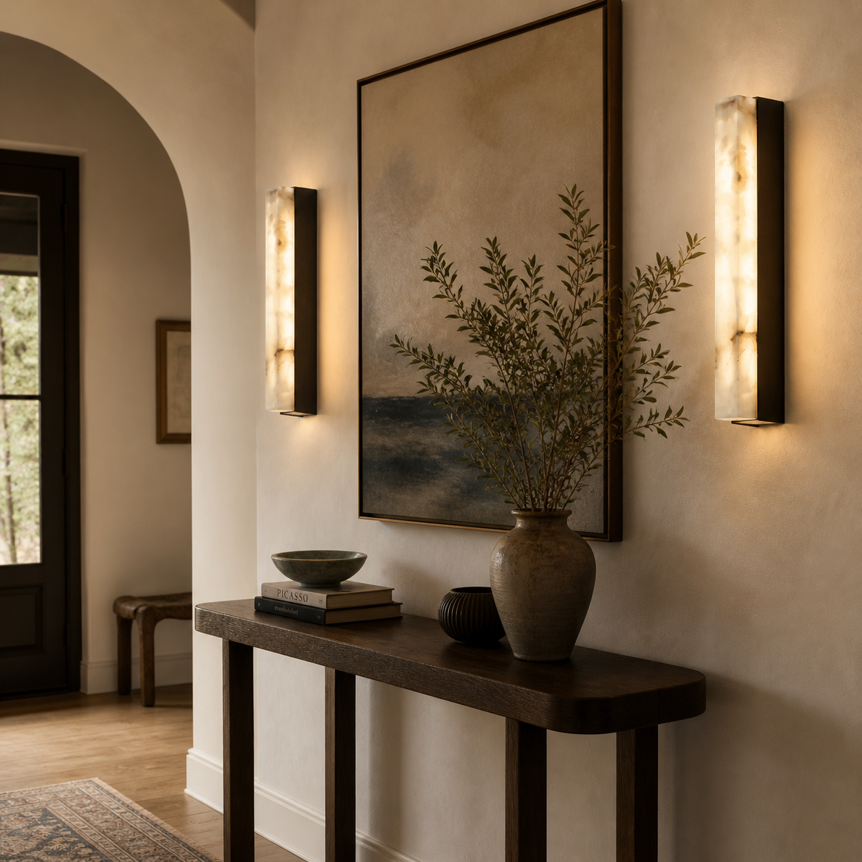 Eclate Alabaster Wall Lamp