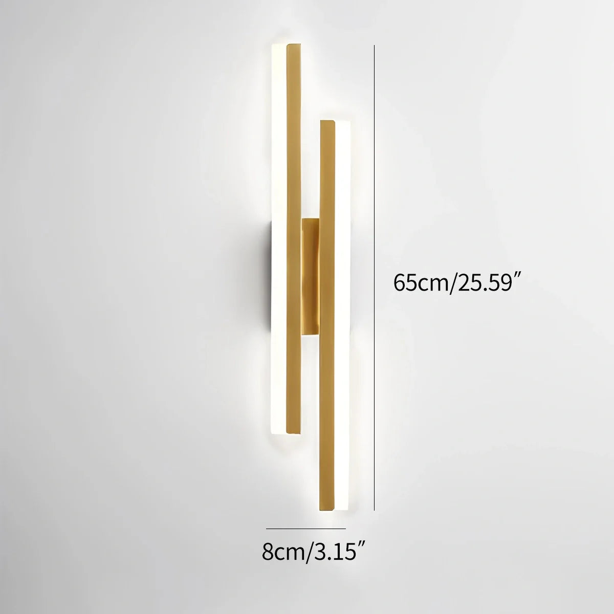 Zarvo Alana Minimalist H-Shaped Wall Lamp