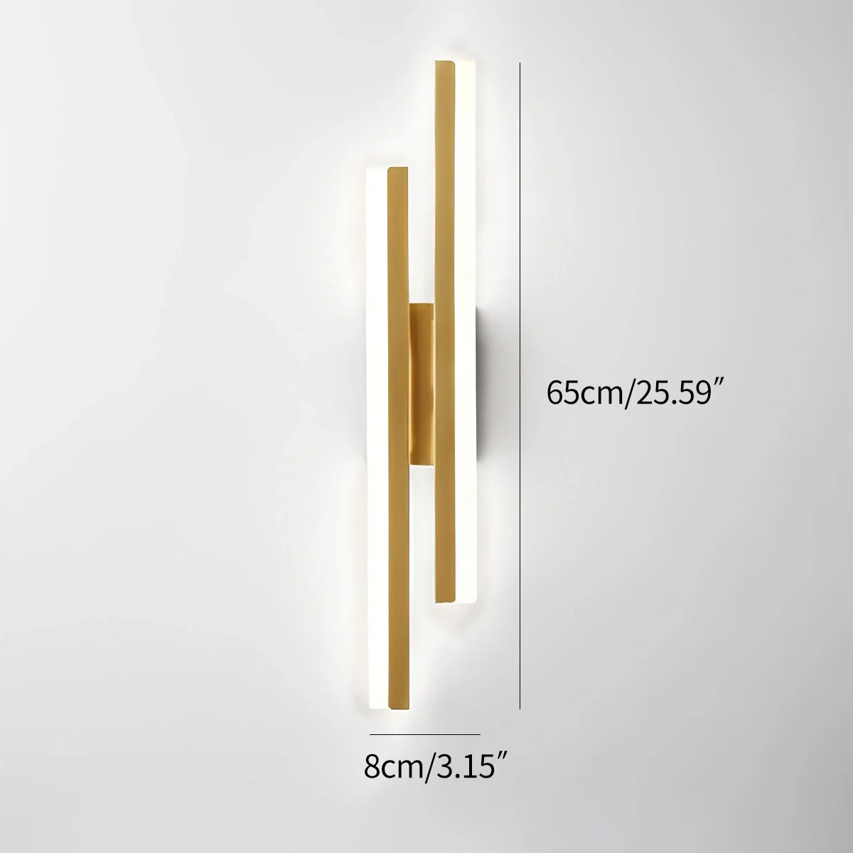 Zarvo Alana Minimalist H-Shaped Wall Lamp