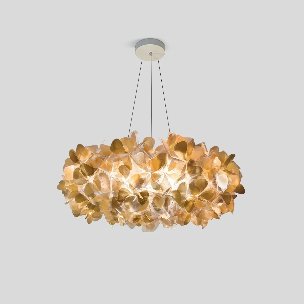 Antizer Italian Creative Petal Chandelier for Bedroom