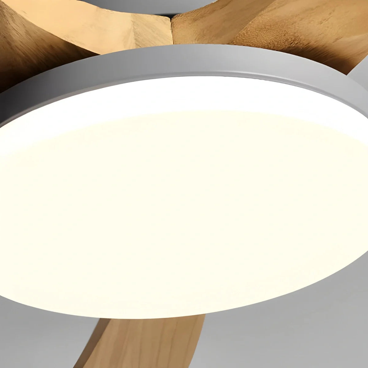 High Wind Wood Ceiling Fan Light