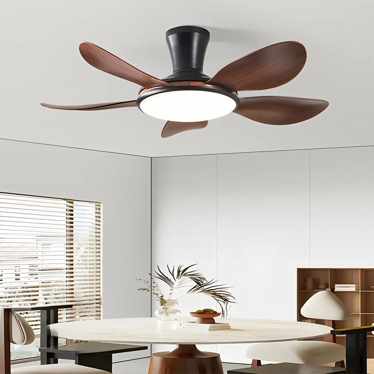 Silent Remote Control LED Ceiling Fan Light