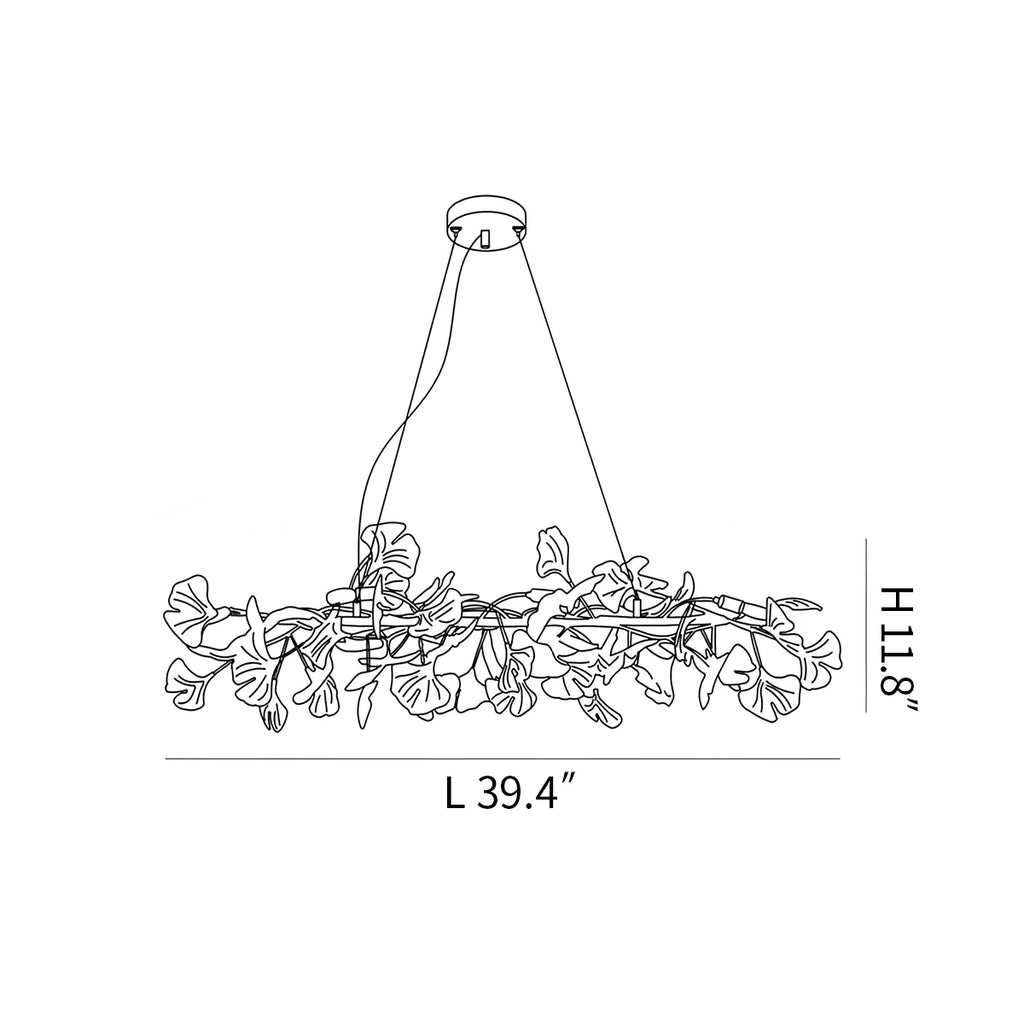 Antizer Gingko Chandelier M for Dining Table