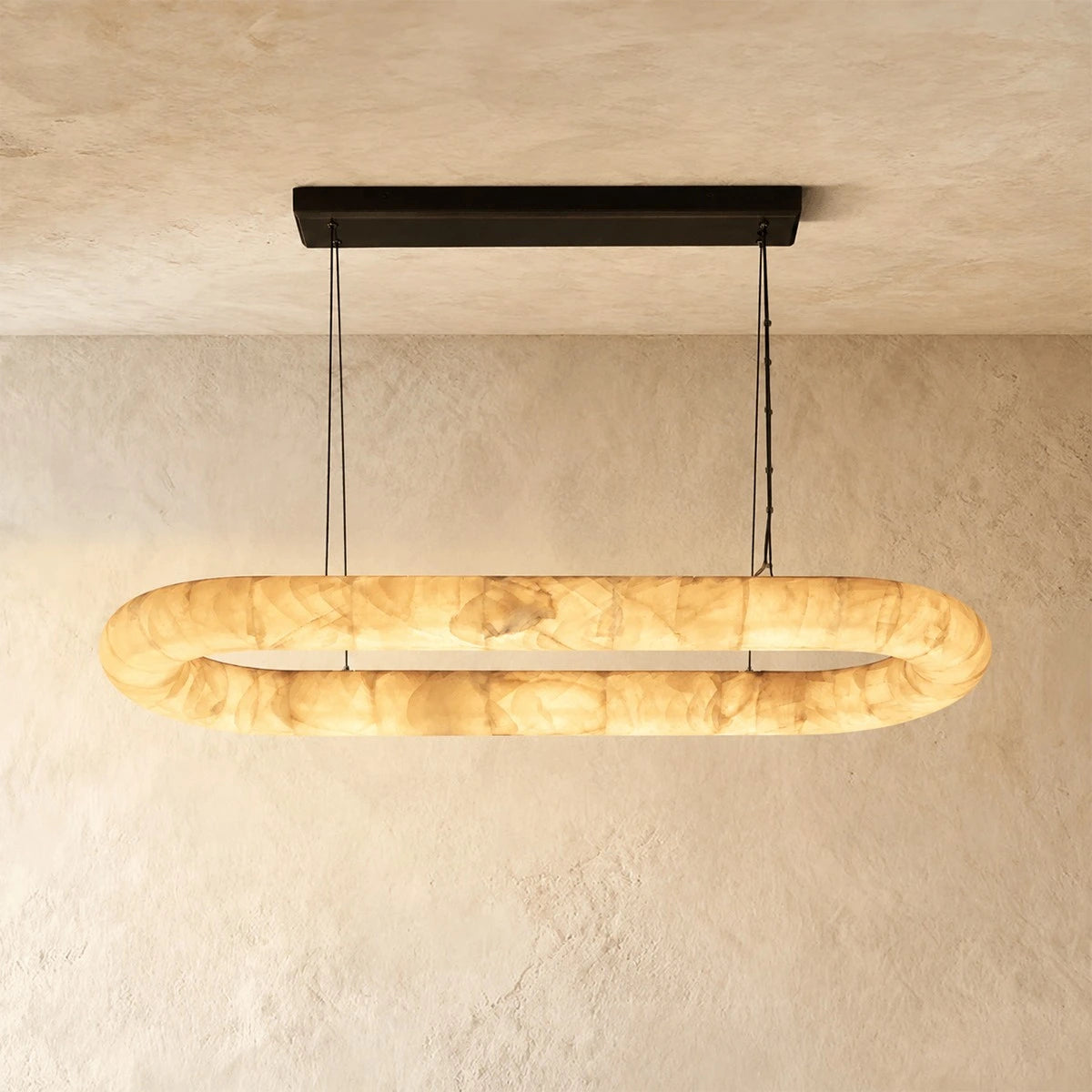 Lisse Linear Alabaster Chandelier - Rivage