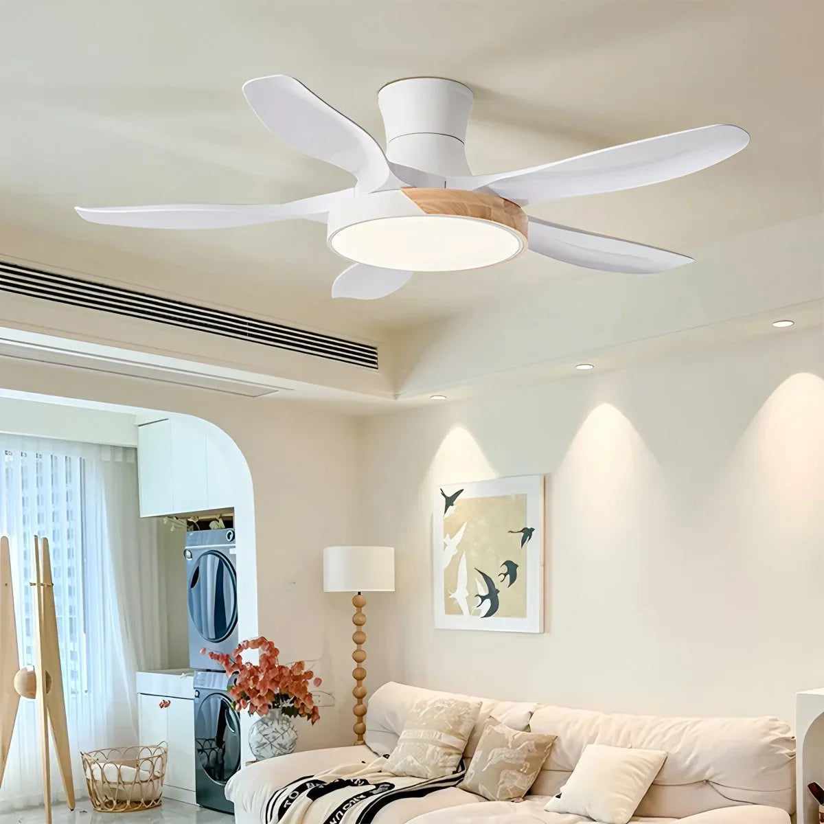 Nordic 5-Blade LED Ceiling Fan Light