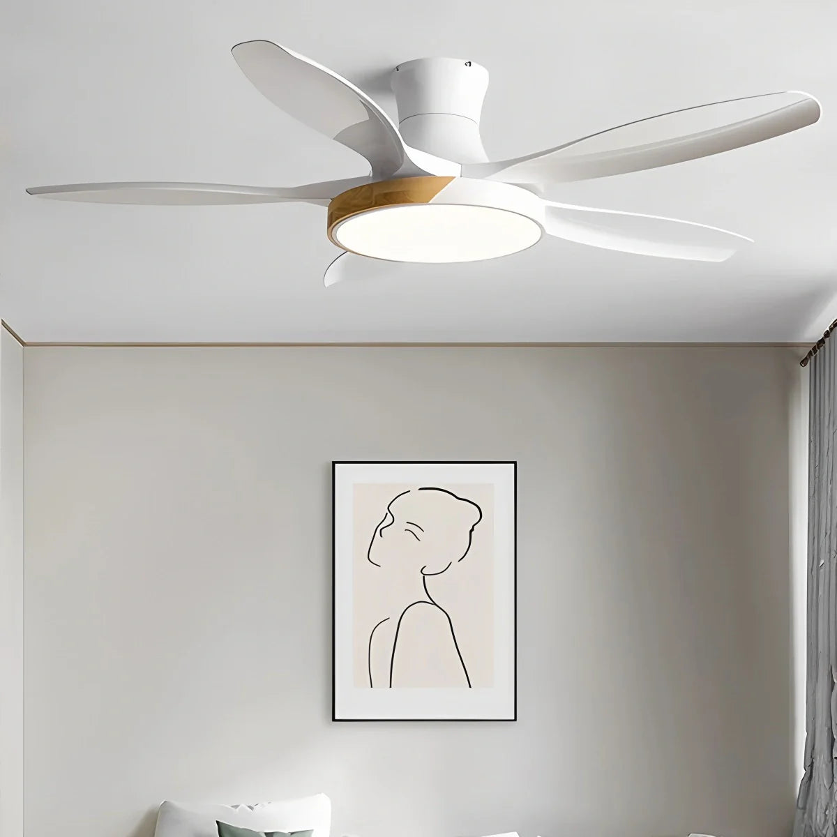 Nordic 5-Blade LED Ceiling Fan Light