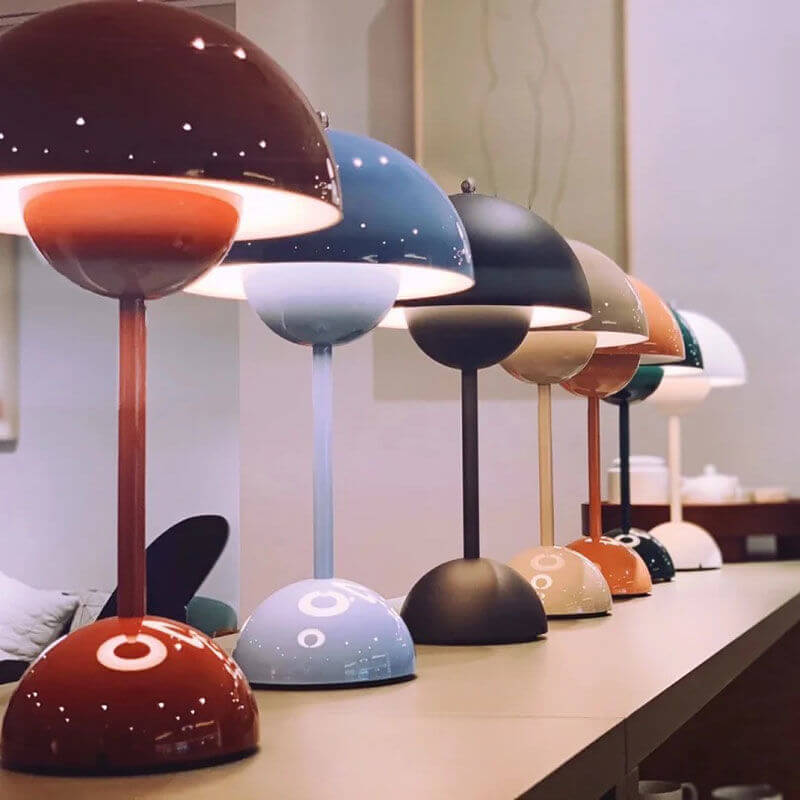 Modern Cordless Dome Table Lamp