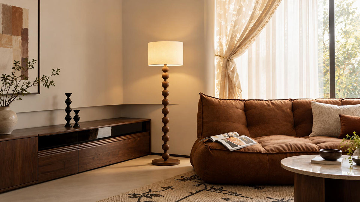 Floor Lamp for Living Room and Cozy Lounge Corners