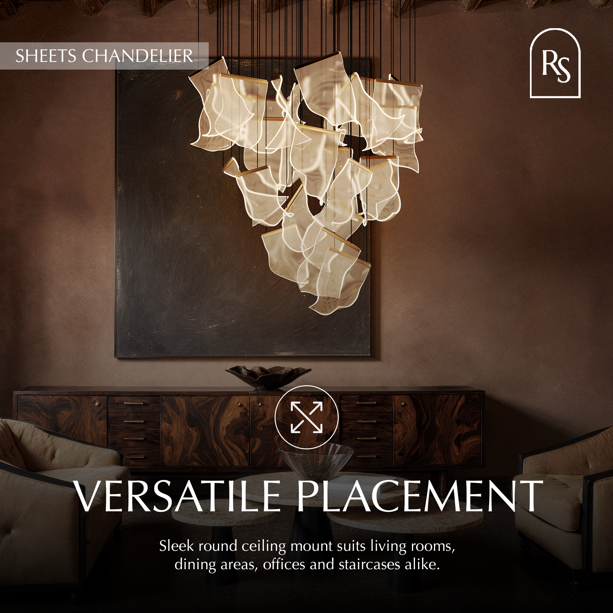Sheets Chandelier