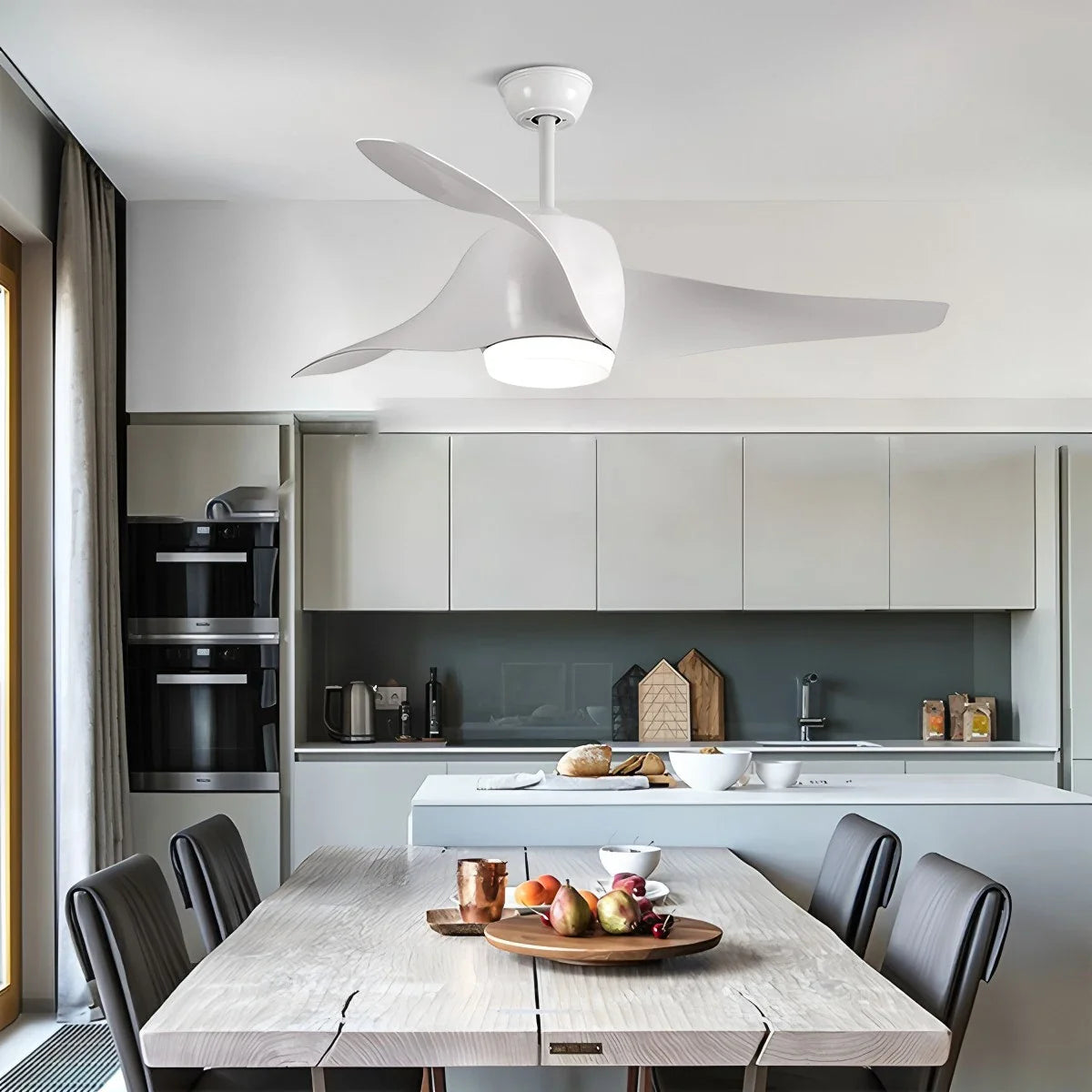Propeller Ceiling Fan Lamp for Dining Room