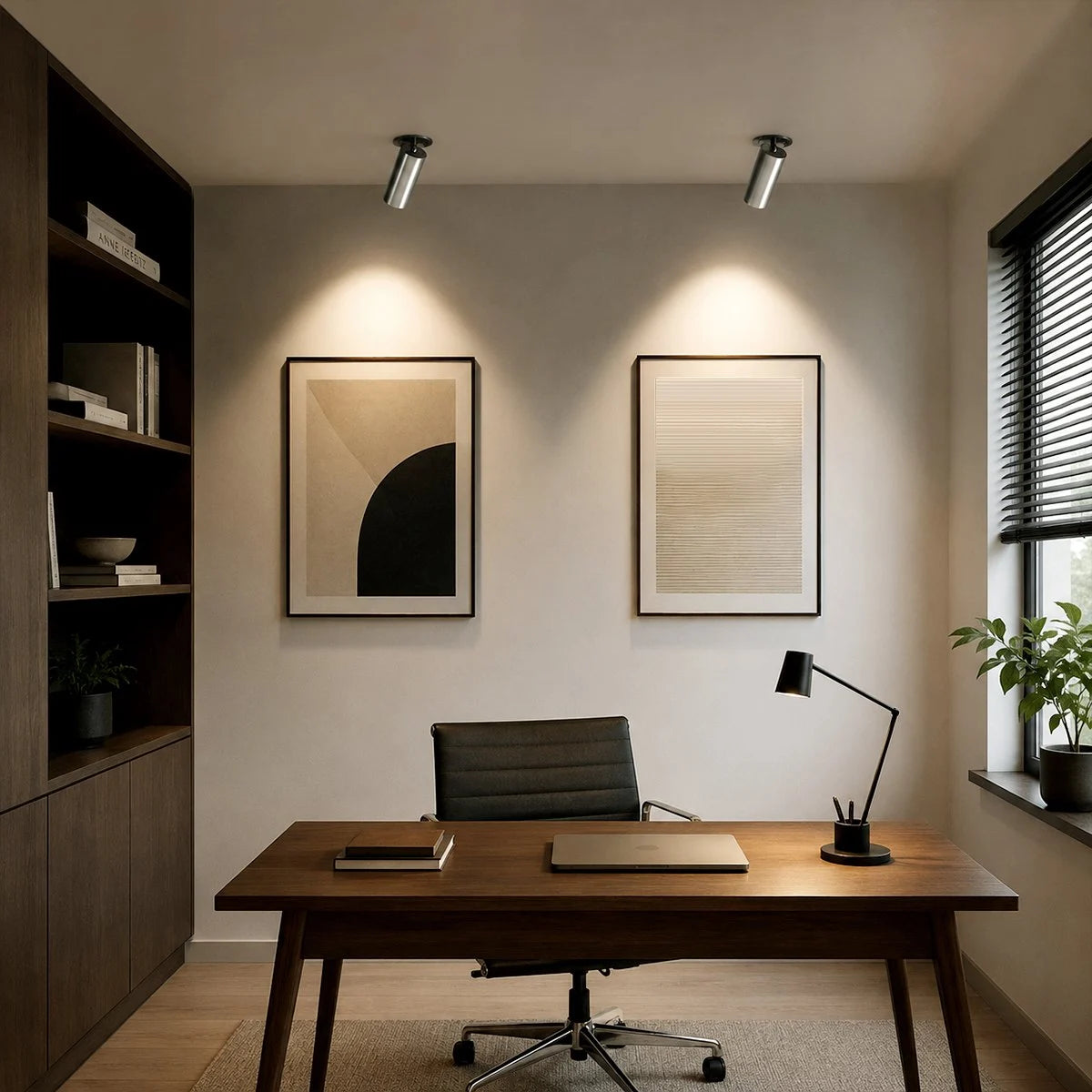 Recessed Retractable Spotlight