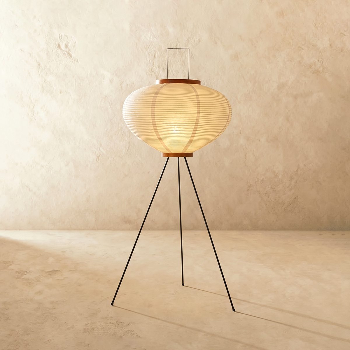 Rice Paper Art Floor & Table Lamp