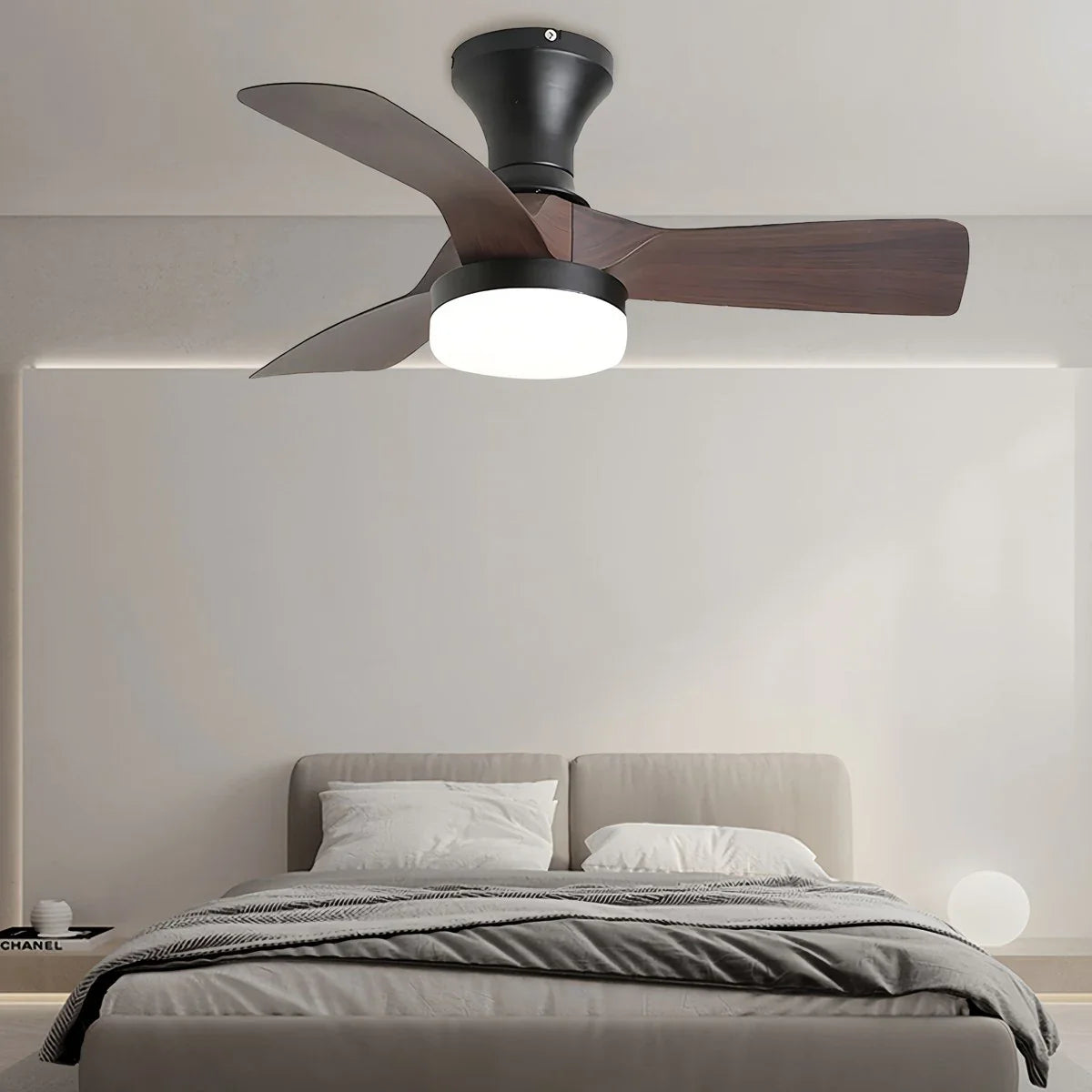 Small Propeller Ceiling Fan With Light