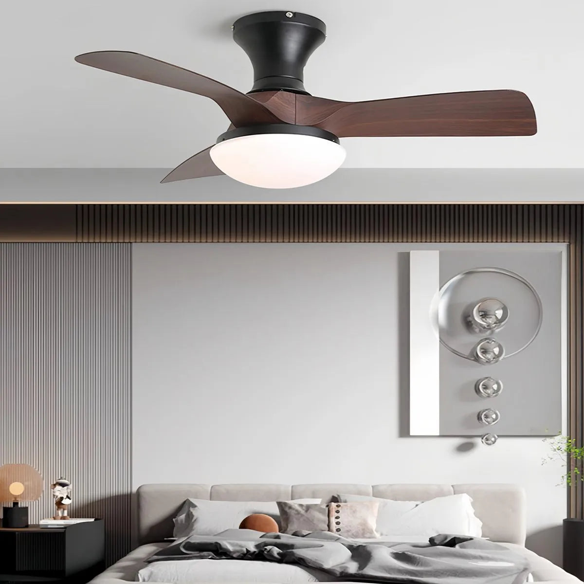 Small Propeller Ceiling Fan With Light