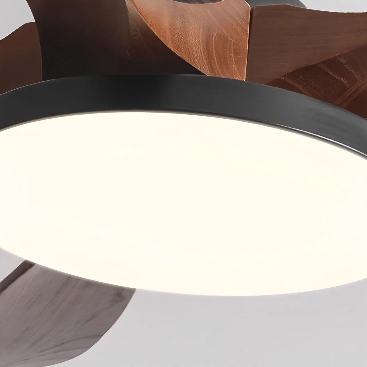 5-leaf Wood Ceiling Fan Light