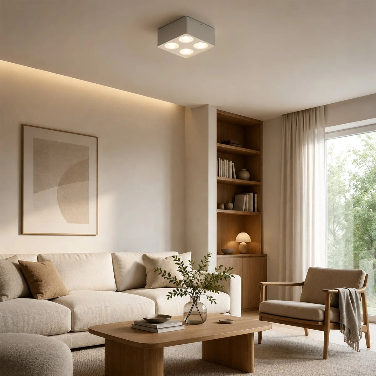 Square Gimbal Downlight
