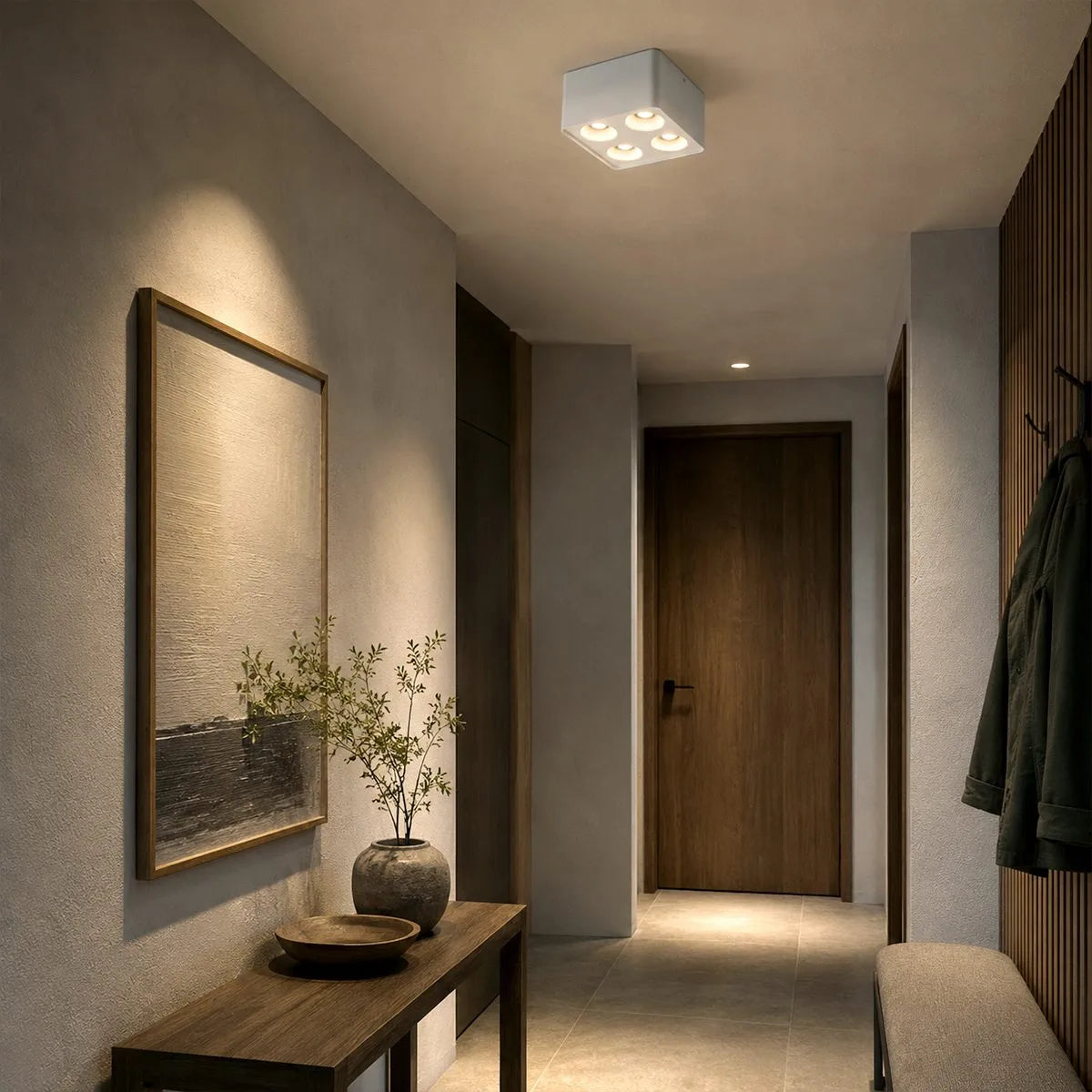 Square Gimbal Downlight