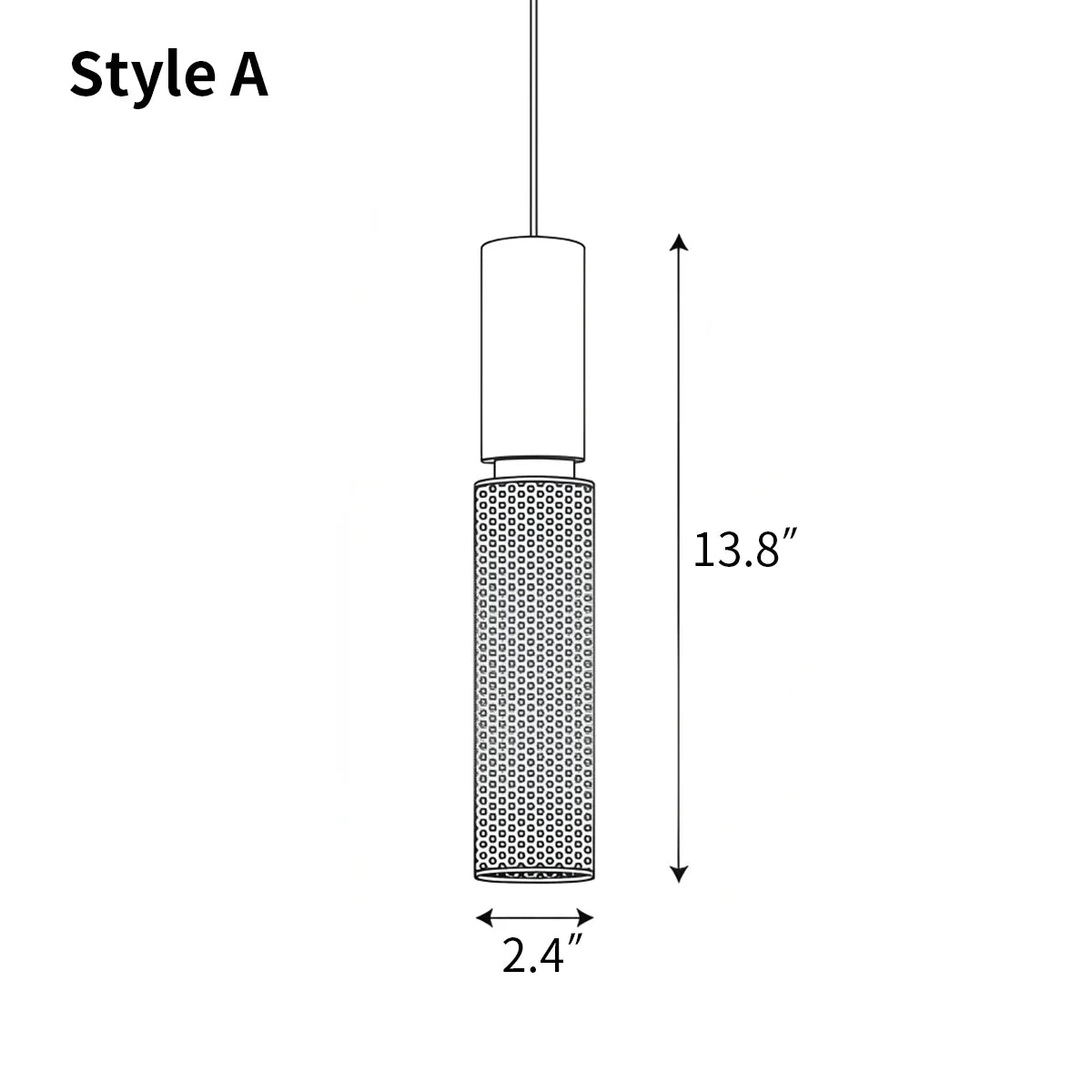 Zarvo Concrete Industry Pendant Lamp for Kitchen