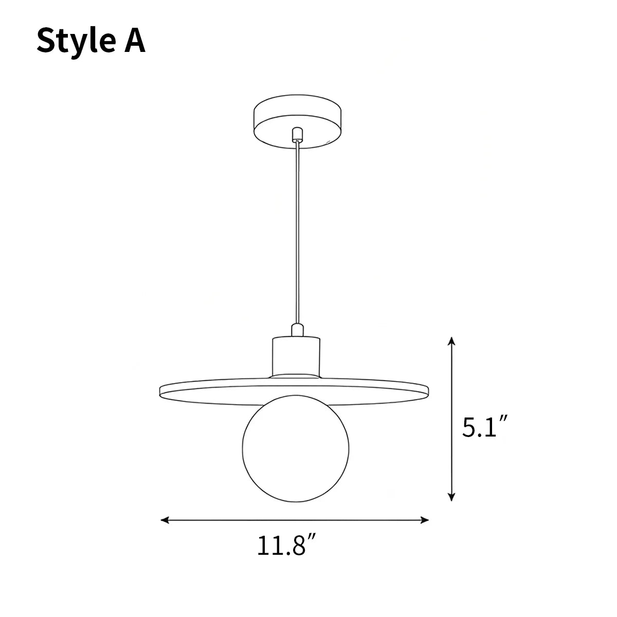 Zarvo Travertine Pendant Lamp for Dining Area