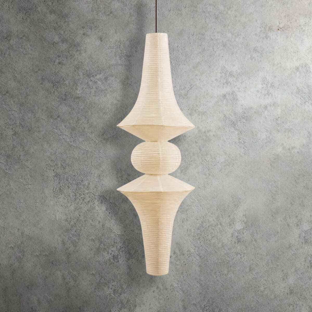 Washi Paper Corner Pendant Light