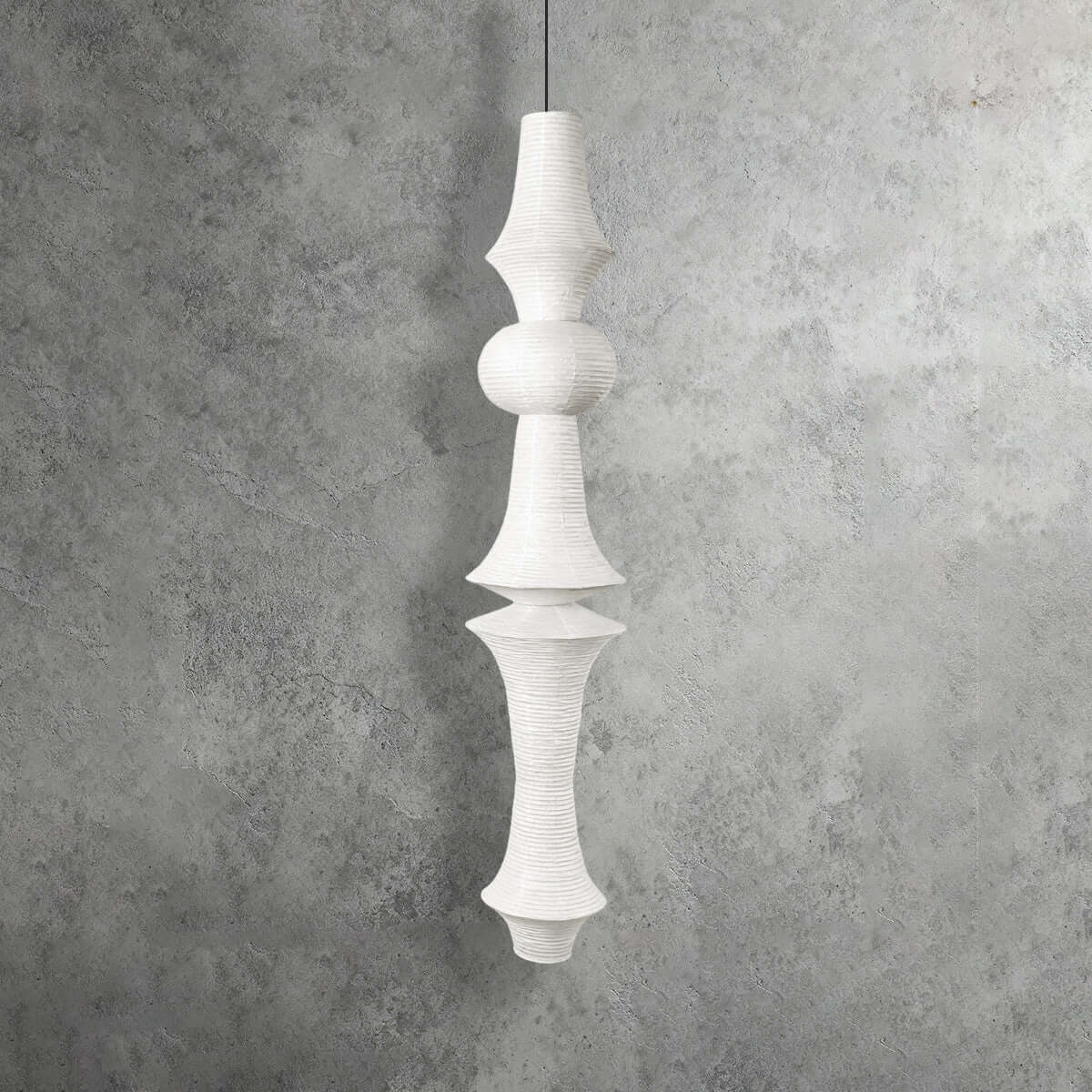 Washi Paper Corner Pendant Light