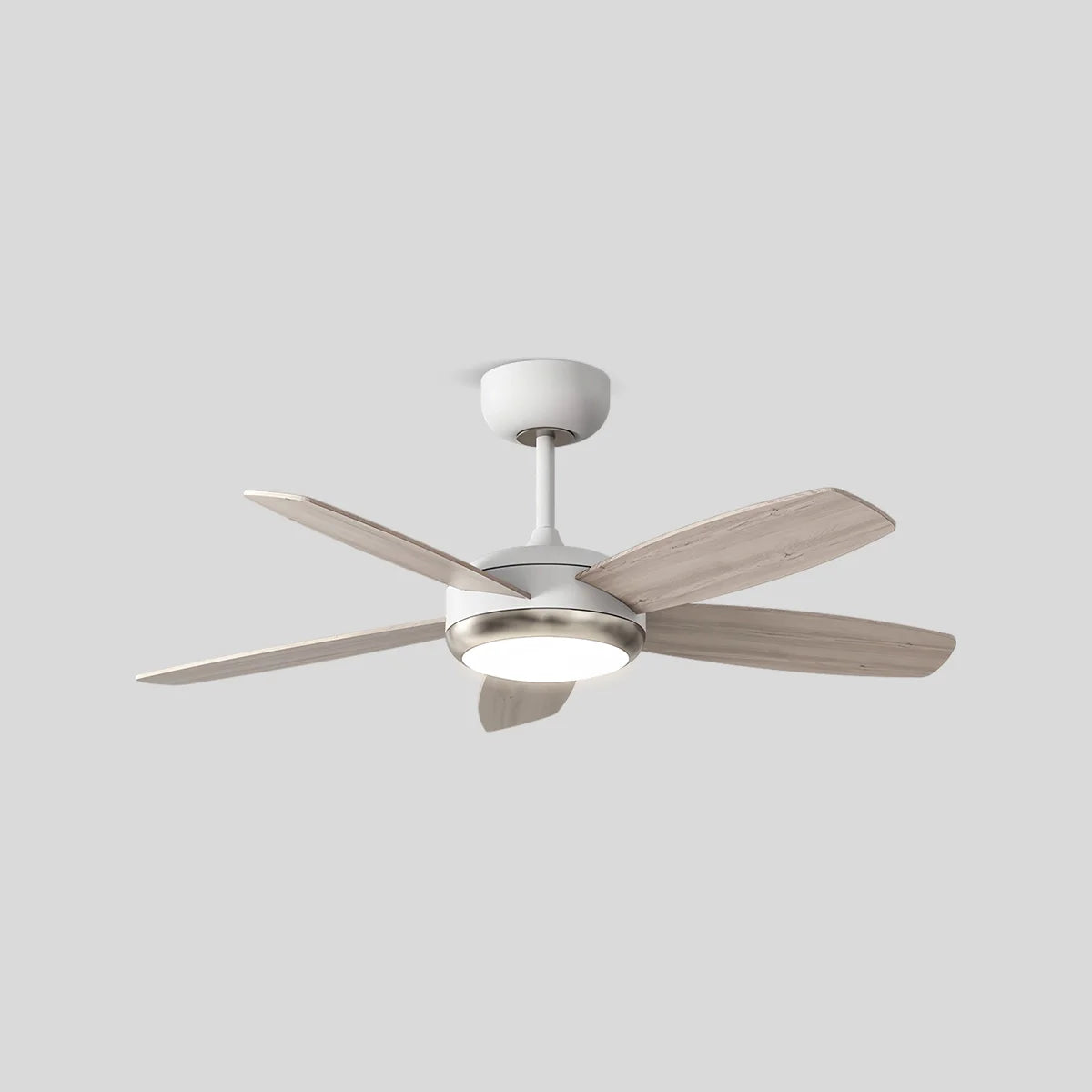 Antizer Retro American Style 5-blade Ceiling Fan Light White