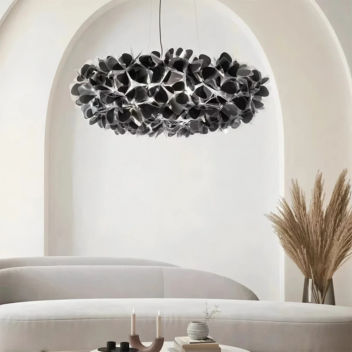 petal chandelier light