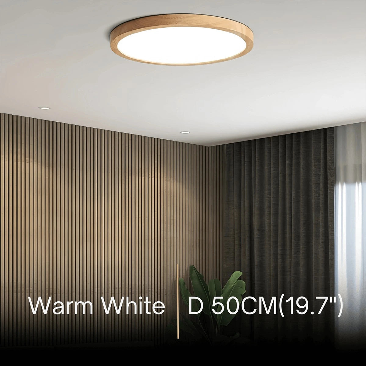 Zenno Wabi-sabi Modern Round Ceiling Light