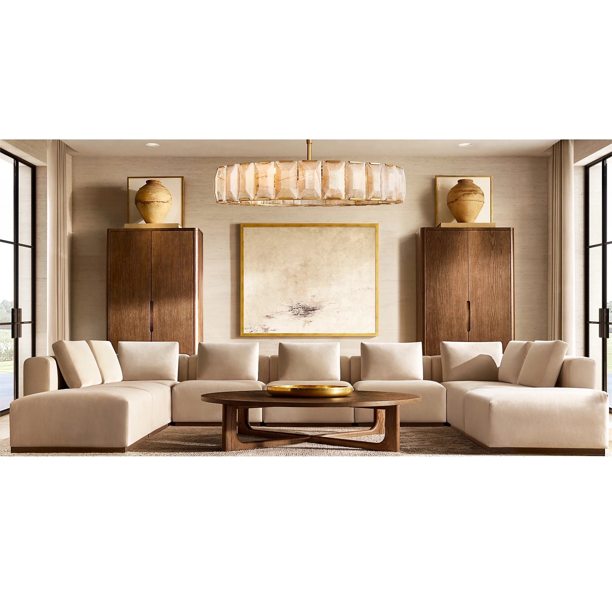 Alabaster Round Chandelier – Harlow