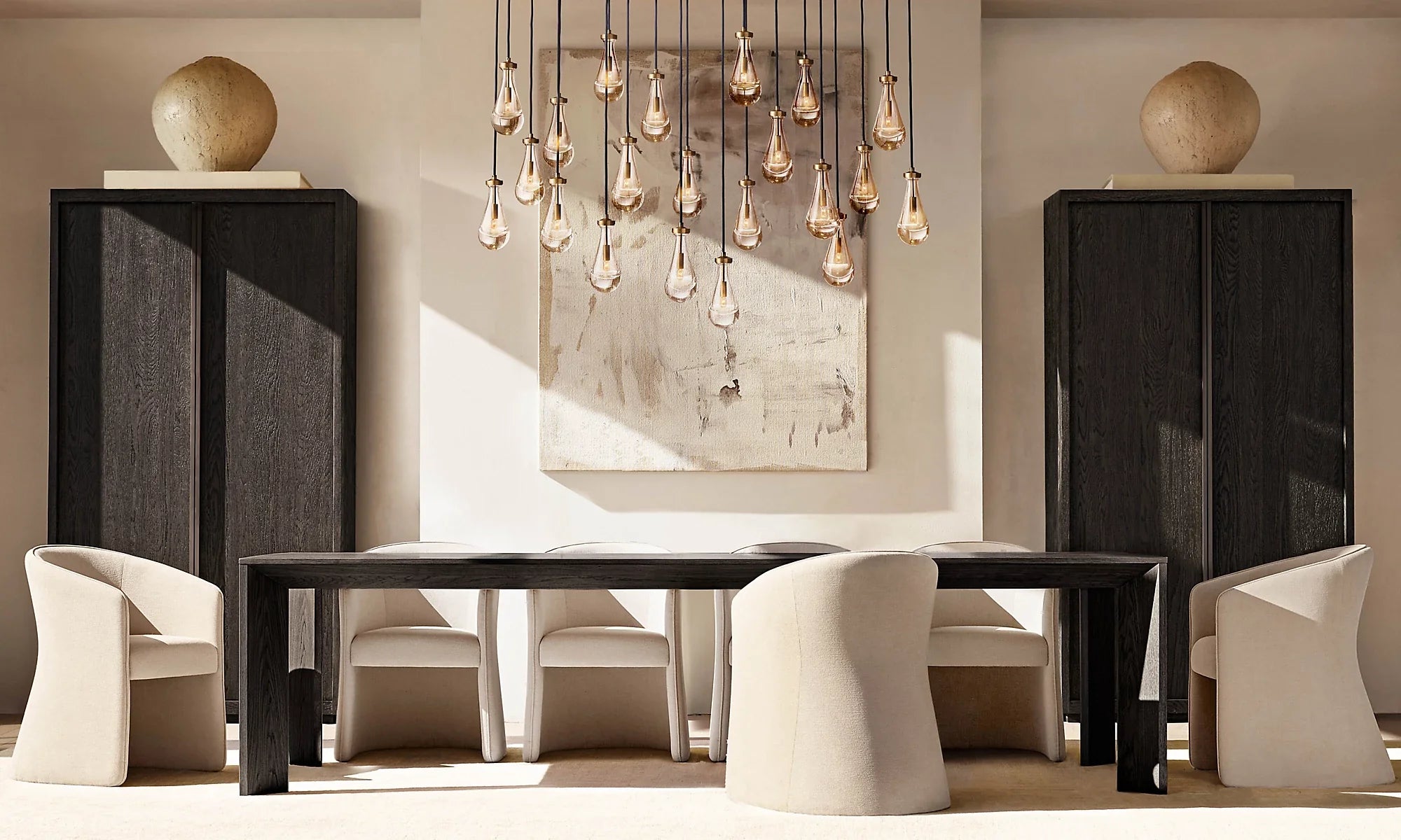 Raindrop Linear Chandelier – Ava