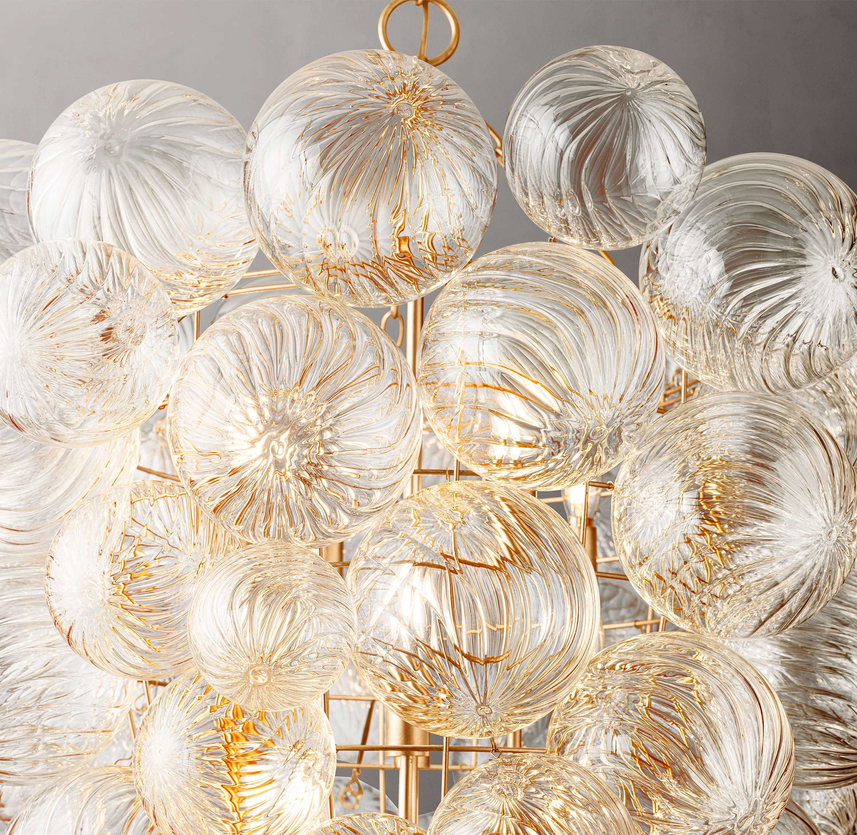 Glass bubble Chandelier - Talia