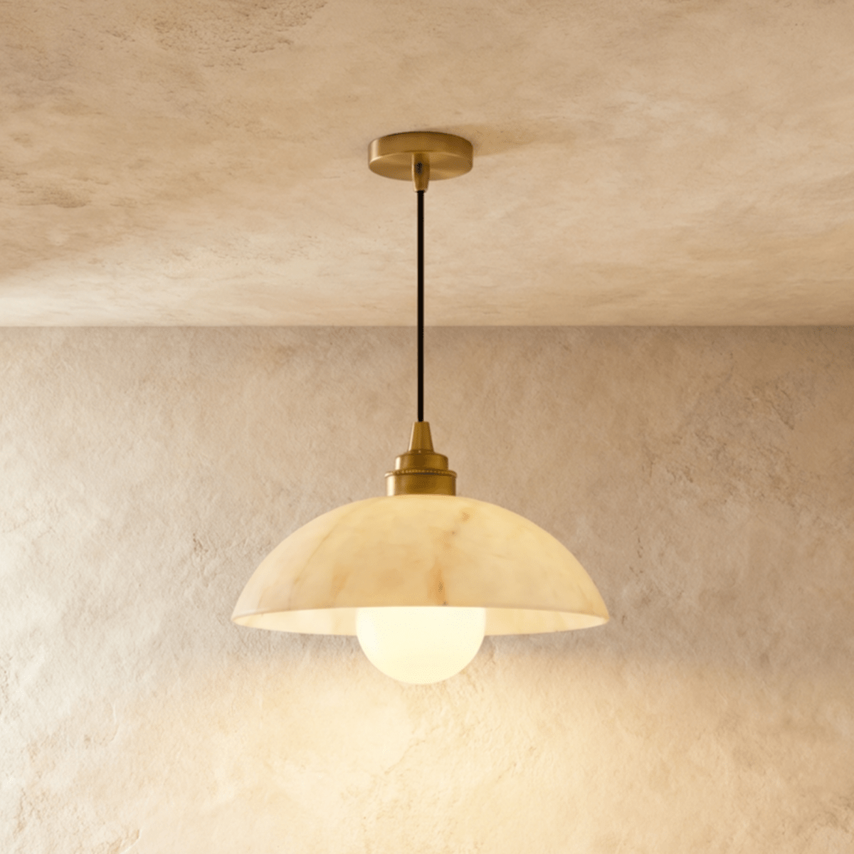 Cupola Alabaster Pendant Light - Residence Supply