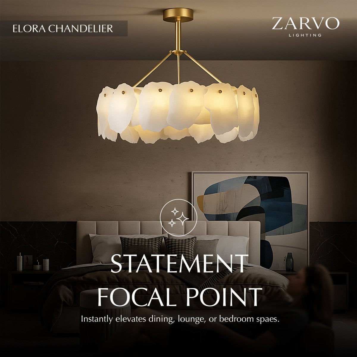 Elora Alabaster Chandelier