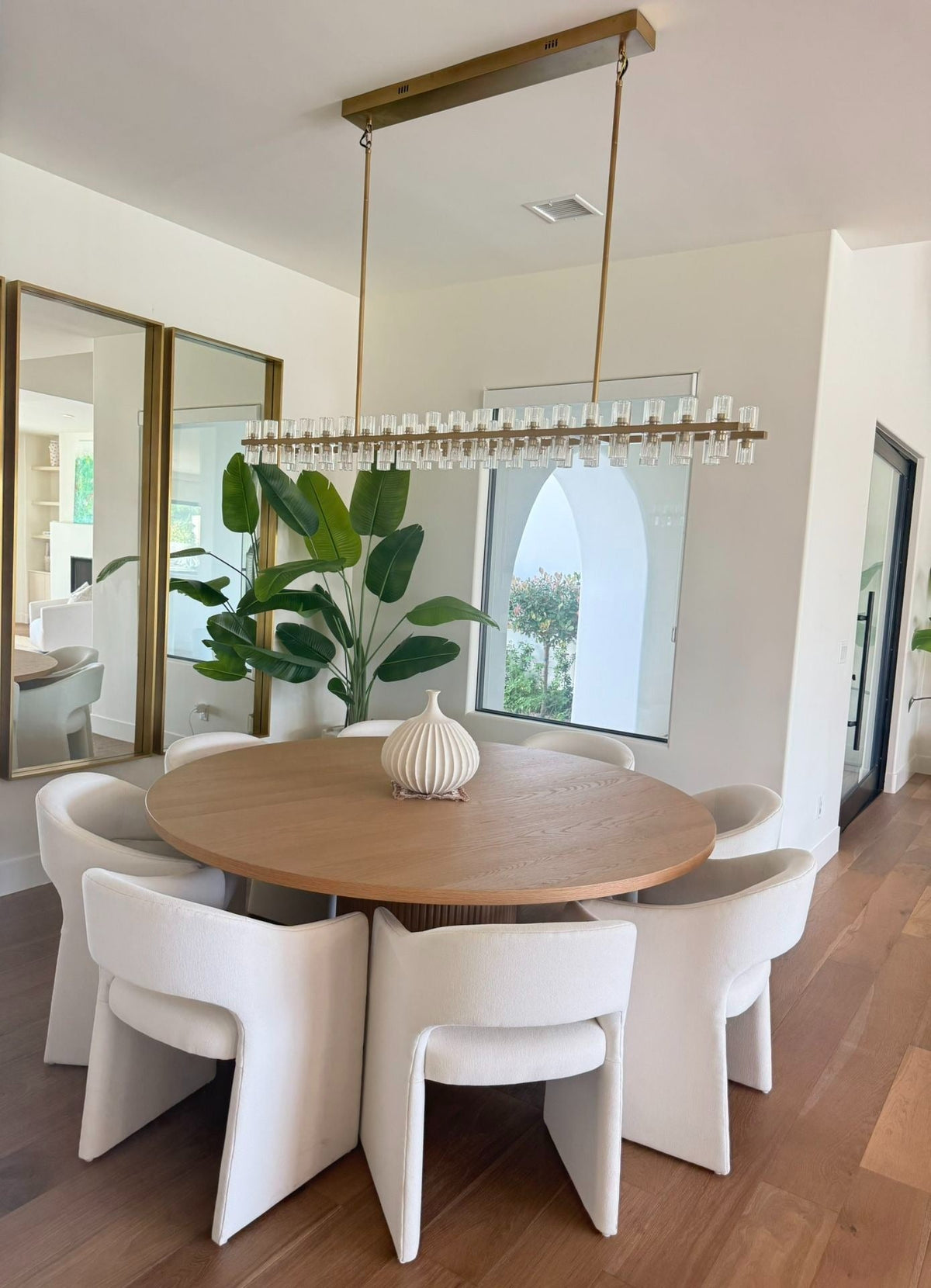 Hexagonal Crystal Linear Chandelier – Arcachon