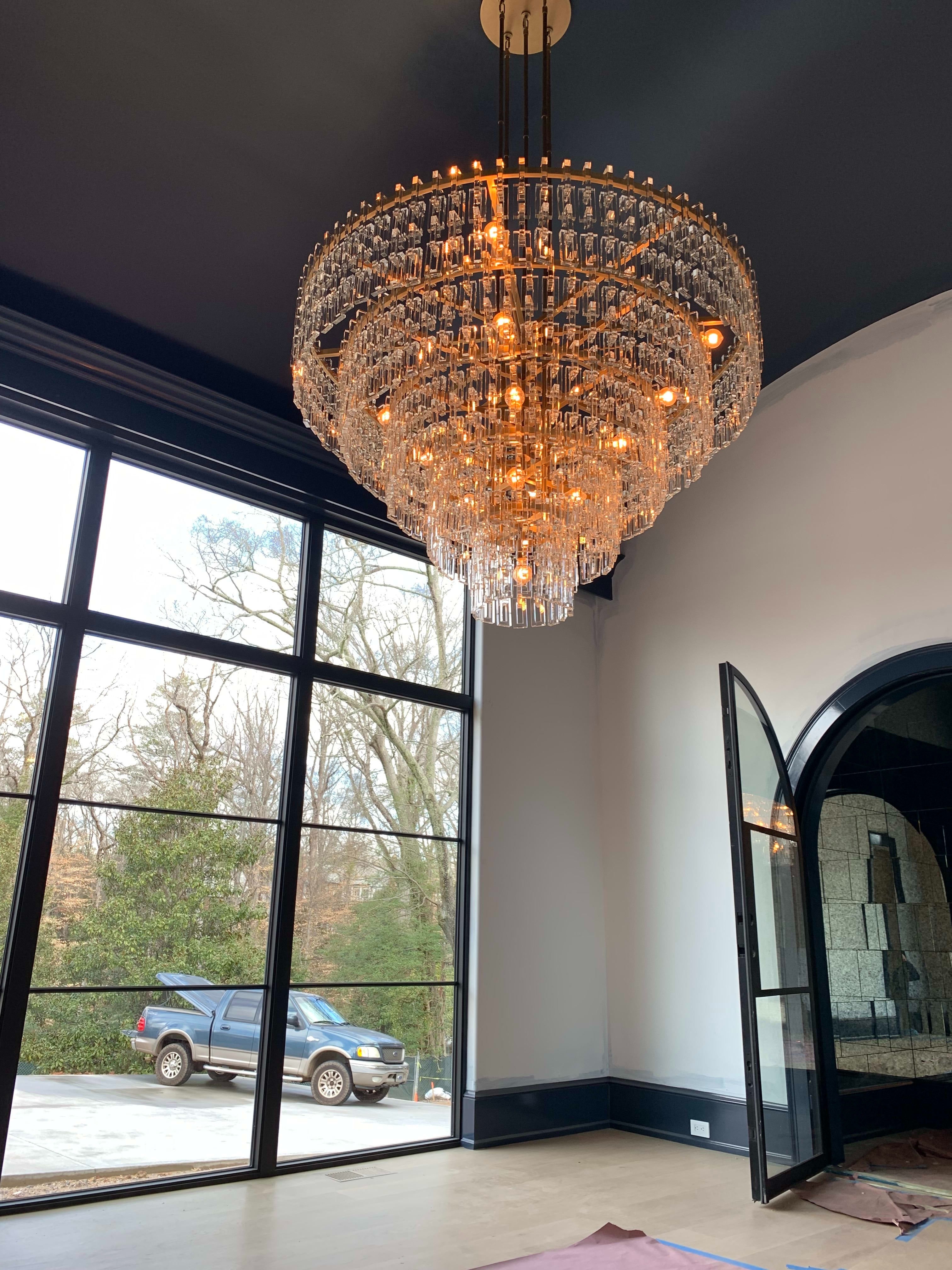 Chain Crystal Tiered Chandelier - Marignan