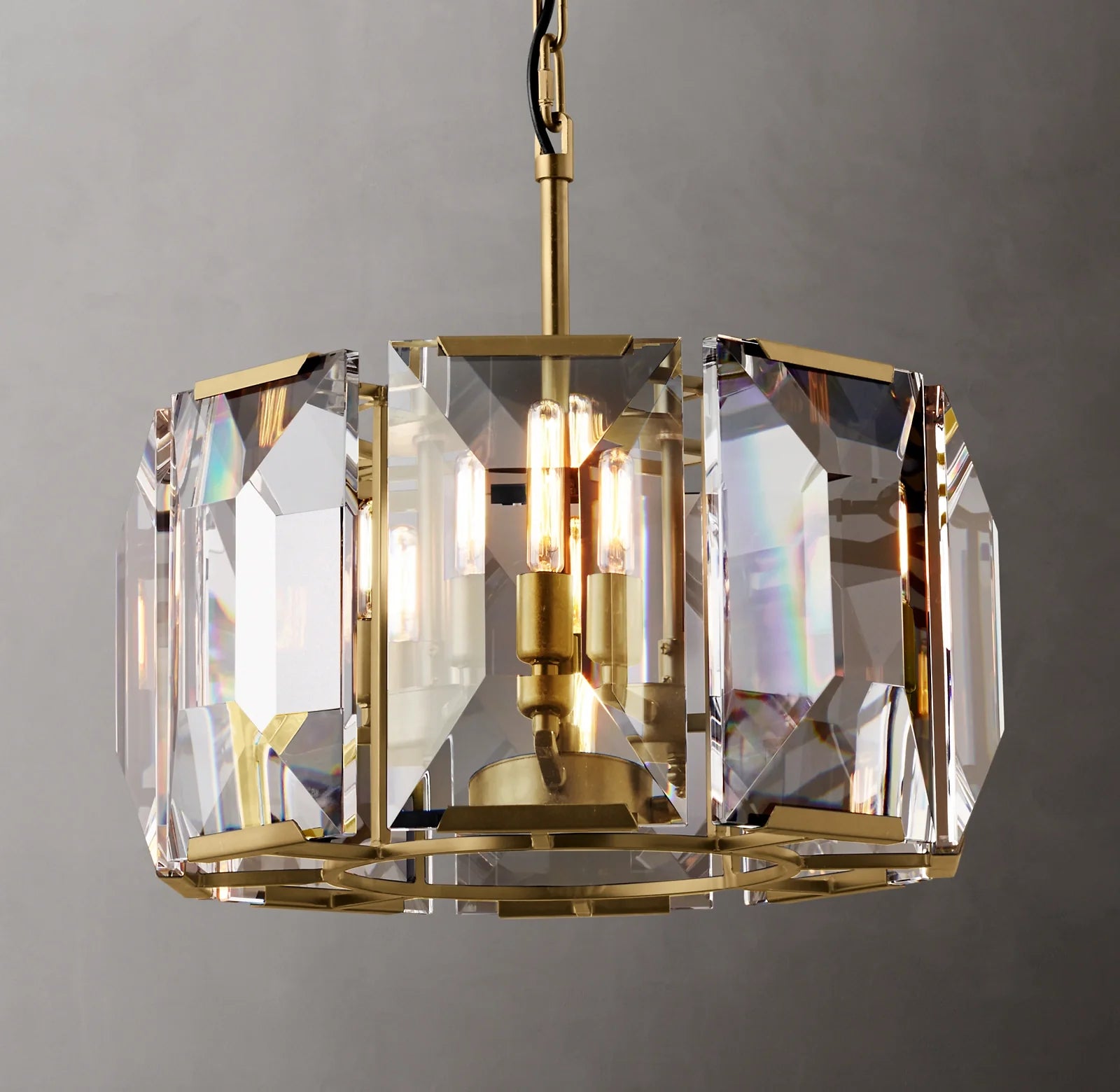 Crystal Round Chandelier – Harlow