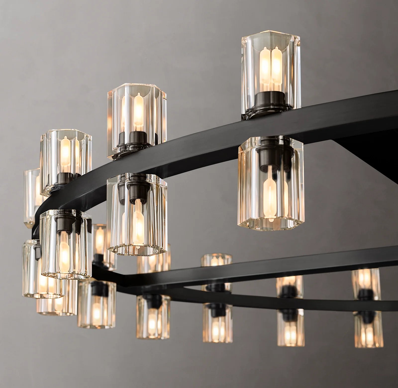 Hexagonal Crystal Round Chandelier – Arcachon