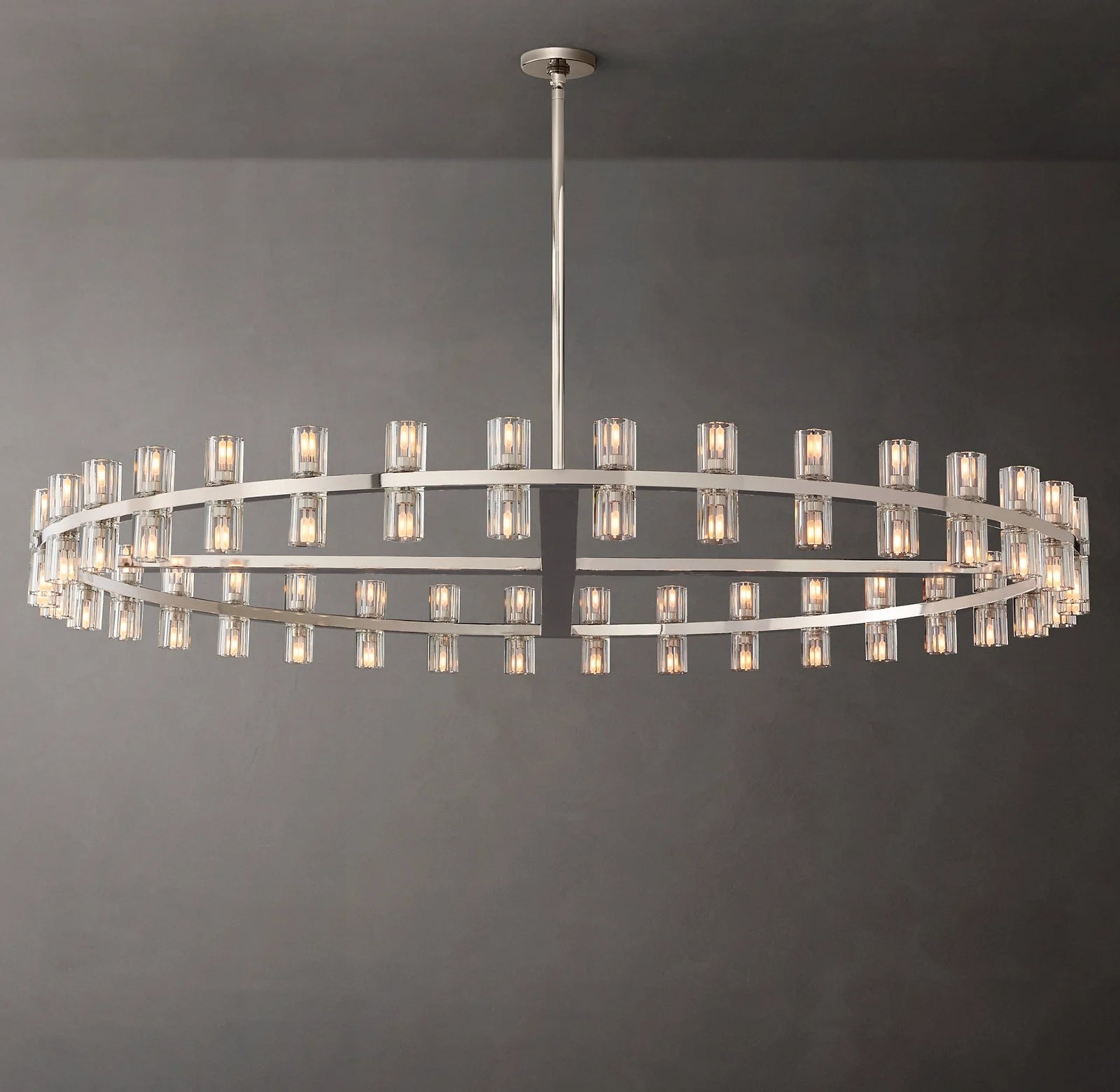 Hexagonal Crystal Round Chandelier – Arcachon