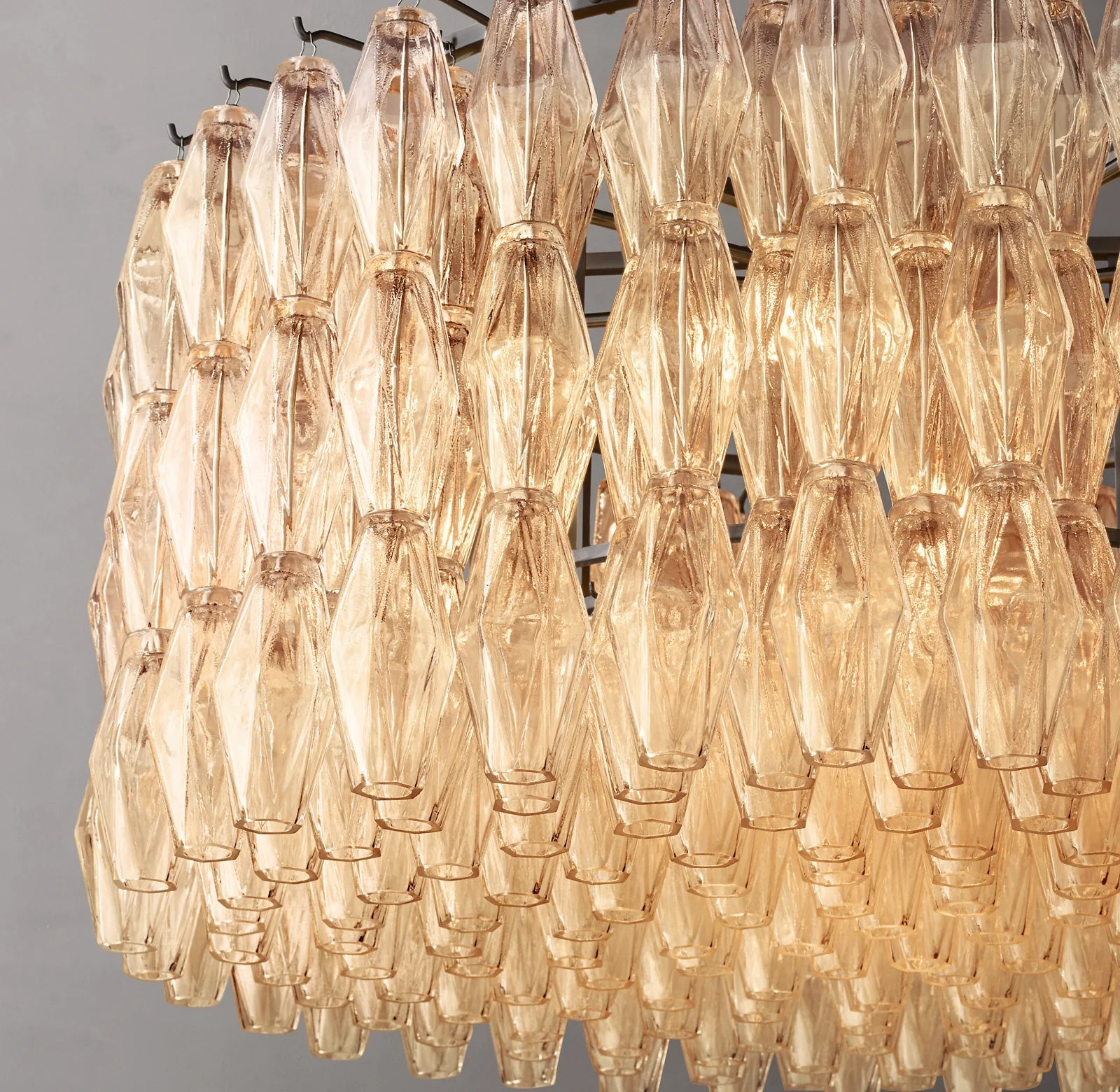 Clear Murano Glass Round Chandelier - Chiara