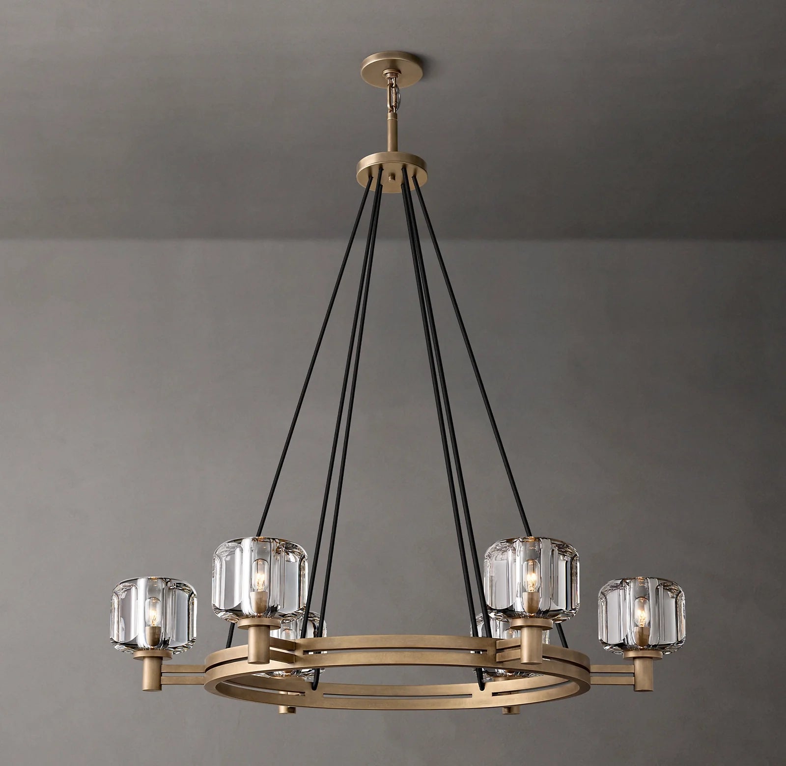 Crystal Round Candle Chandelier - Demaret