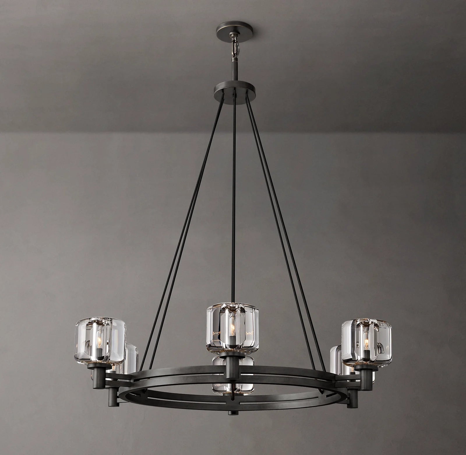 Crystal Round Candle Chandelier - Demaret