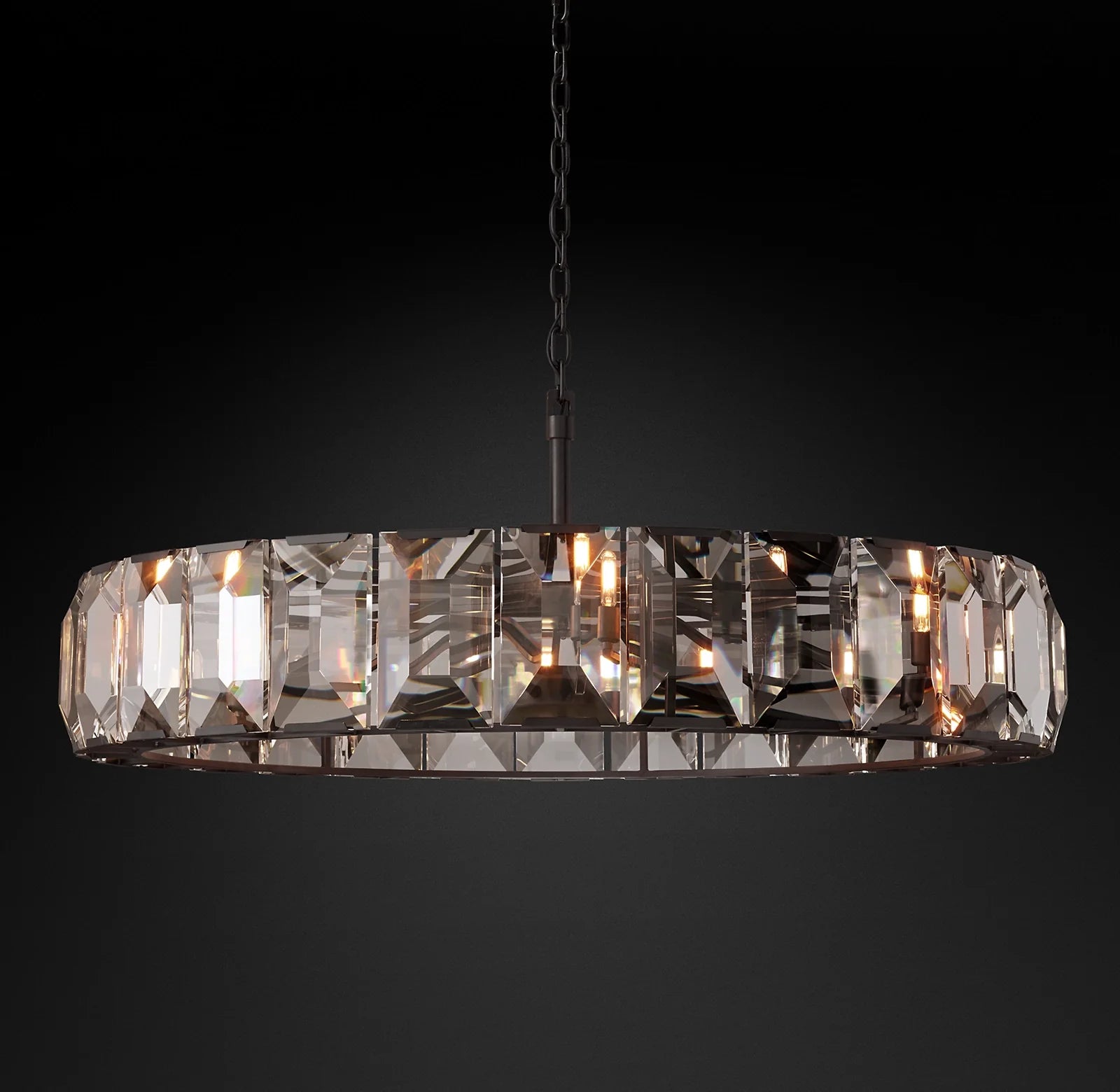 Crystal Round Chandelier – Harlow