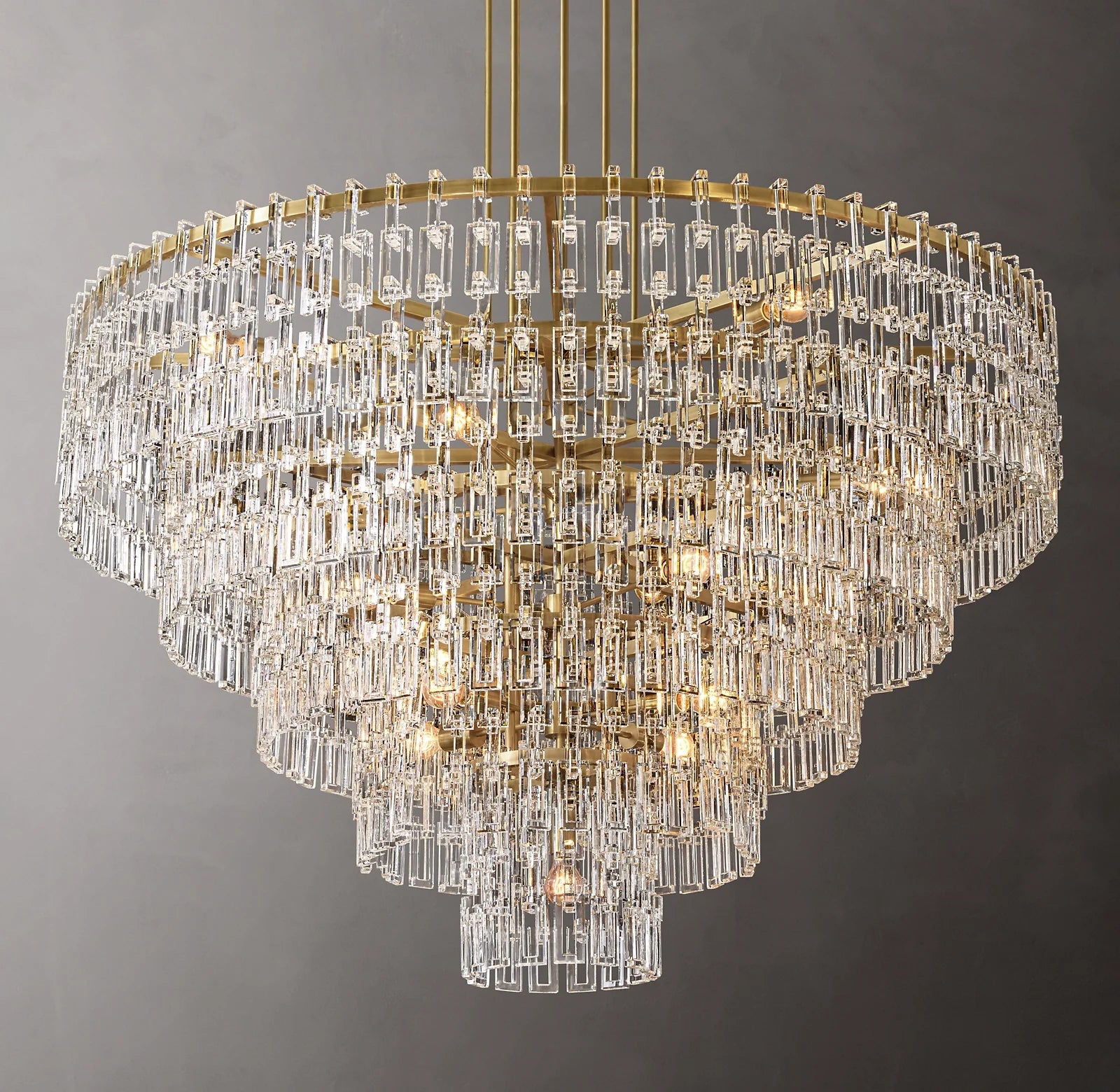 Chain Crystal Tiered Chandelier - Marignan