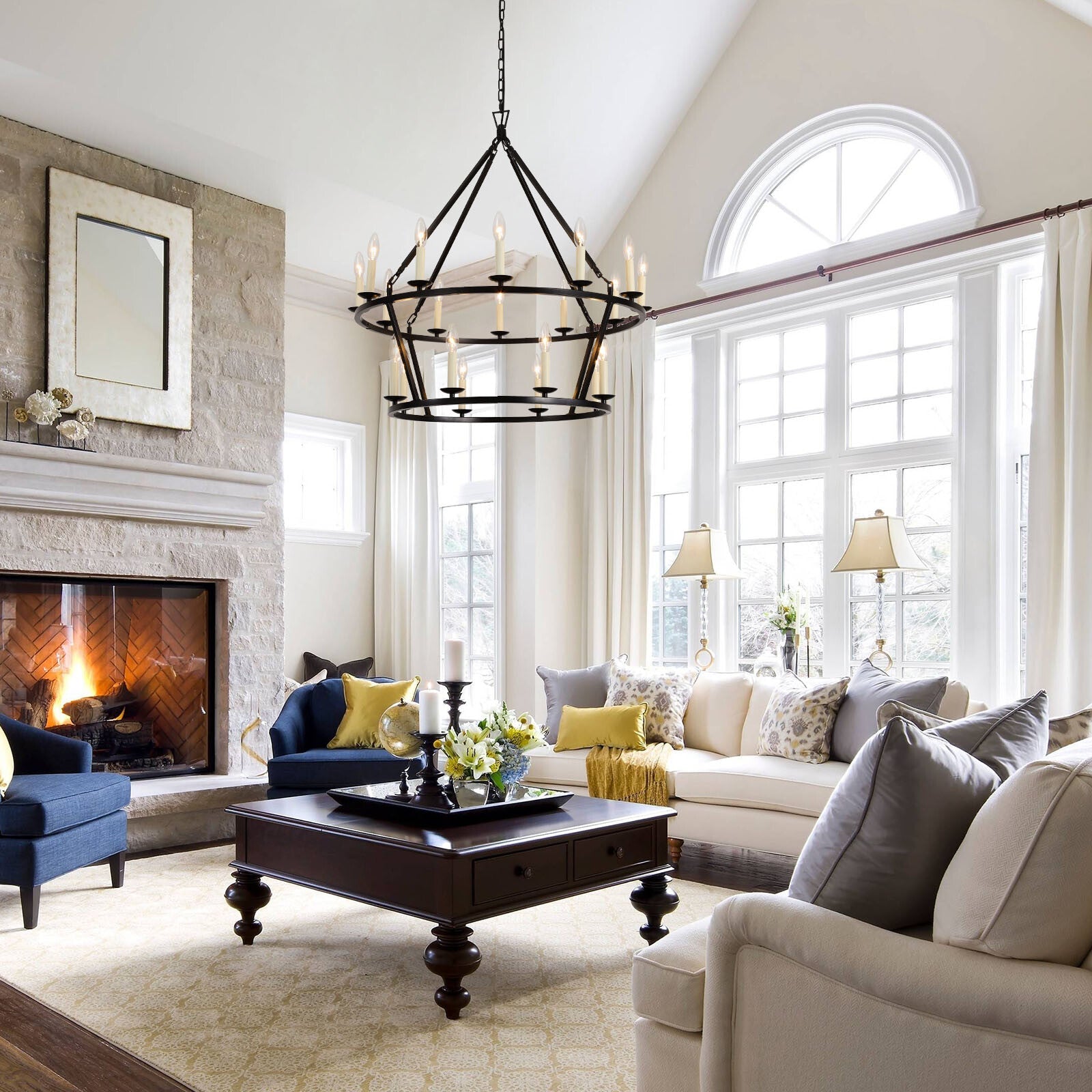 Candelabra Tiered Chandelier – Openwork