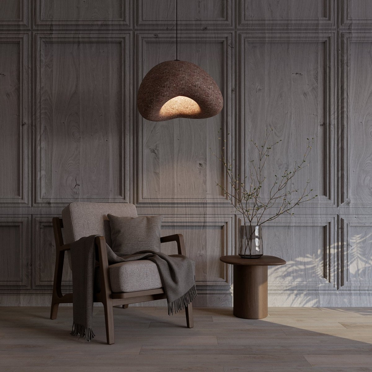 Shibui Sand Wabi-Sabi Pendants Japanese Minimalist LED | Zarvo lighting