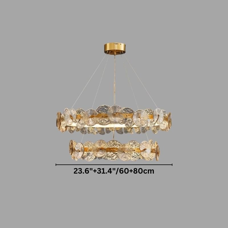 Halo Glass Chandelier