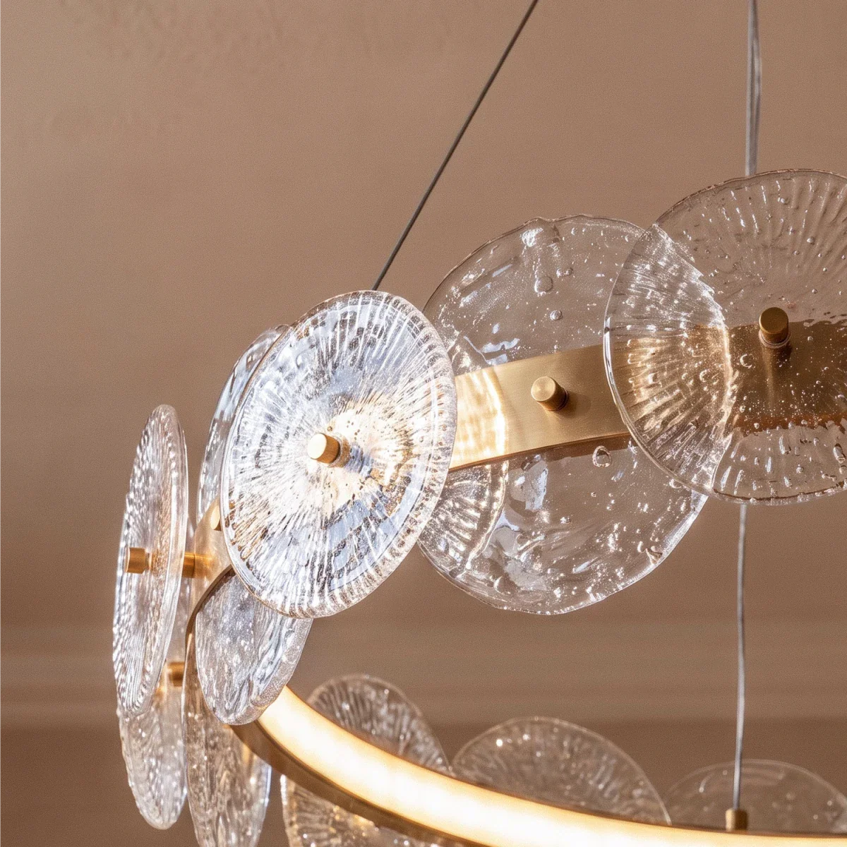 Halo Glass Chandelier