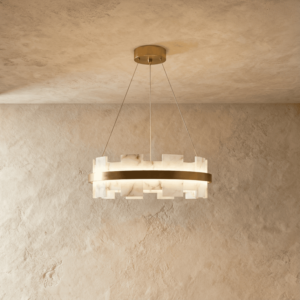 Triva Chandelier D23.6"(60cm) x H9.4"(24cm) / 80W Trichromatic (No Remote 3000K/4000K/6000K)