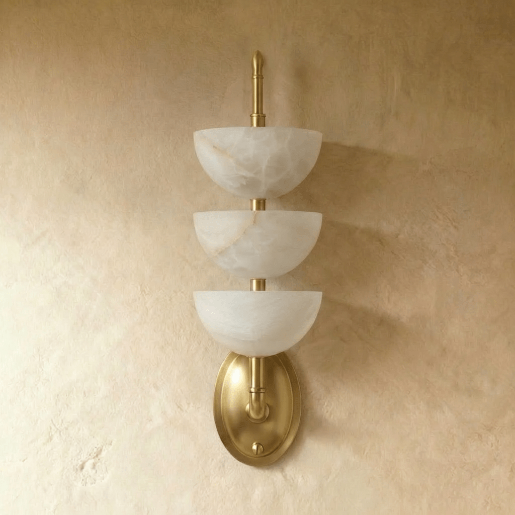 Aurelia Marble Tier Wall Lamp